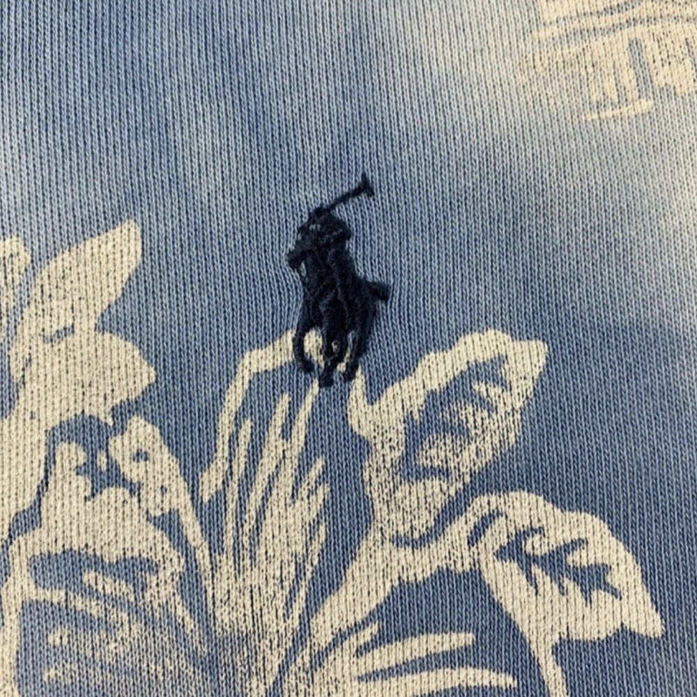 Polo Ralph Lauren Men's Medium Laguna Hawaiian Spa Terry Hoodie Sweatshirt NWT - Picture 9 of 10